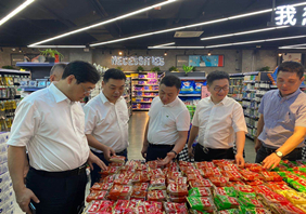 湖州市供銷(xiāo)社領(lǐng)導調研浙北大廈集團江西拓展項目